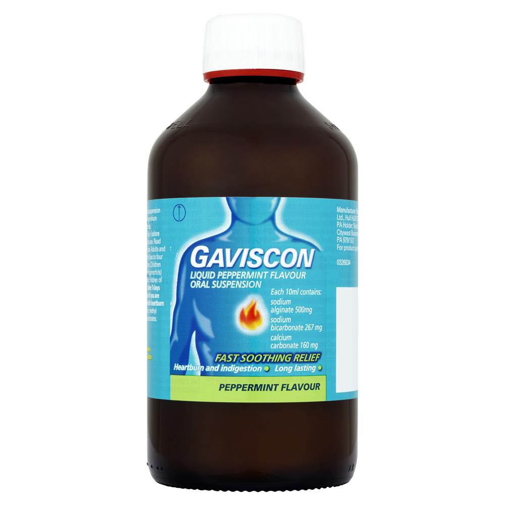 Gaviscon Liquid Peppermint Flavour Oral Suspension 600ml