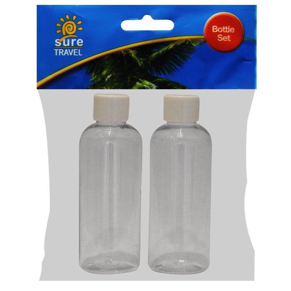 Sure-Travel-100ml-Holiday-Flight-Clear-Toiletry-Bottle-Containers