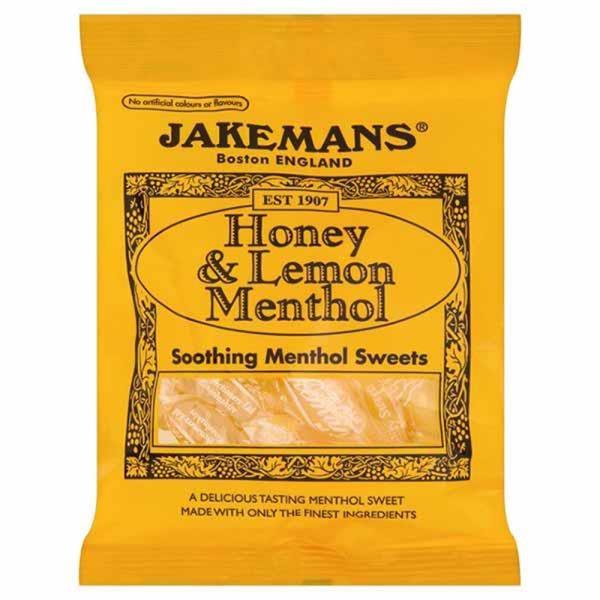 Jakemans-Honey-&-Lemon-Soothing-Menthol-Sweets-100g