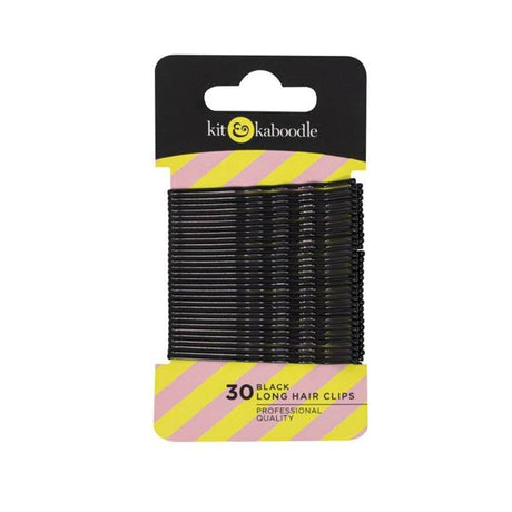 Kit-&-Kaboodle-Black-Long-Clips-30-Pack