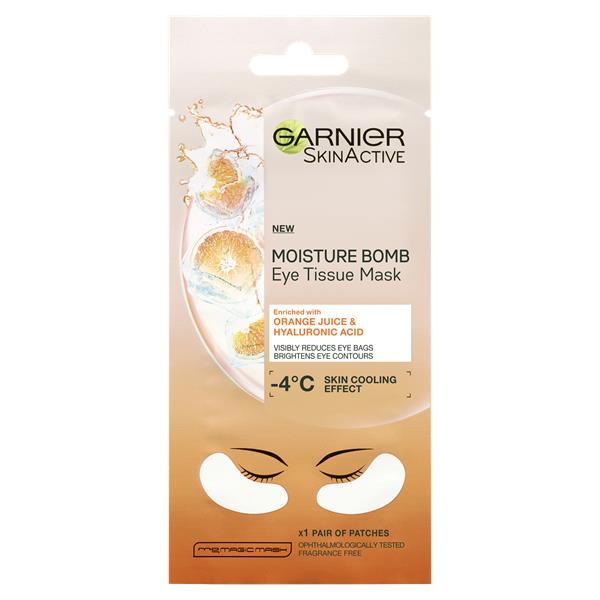 Garnier-Hyaluronic-Acid-and-Orange-Juice-Brightening-Eye-Mask