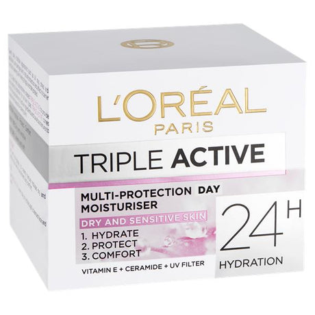 L'Oreal-Triple-Active-Day-Moisturiser-Dry-&-Sensitive-Skin-50ml