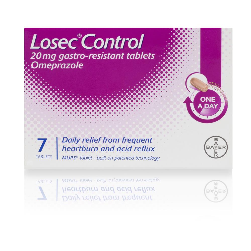 Losec Control Heartburn 7 Tablets