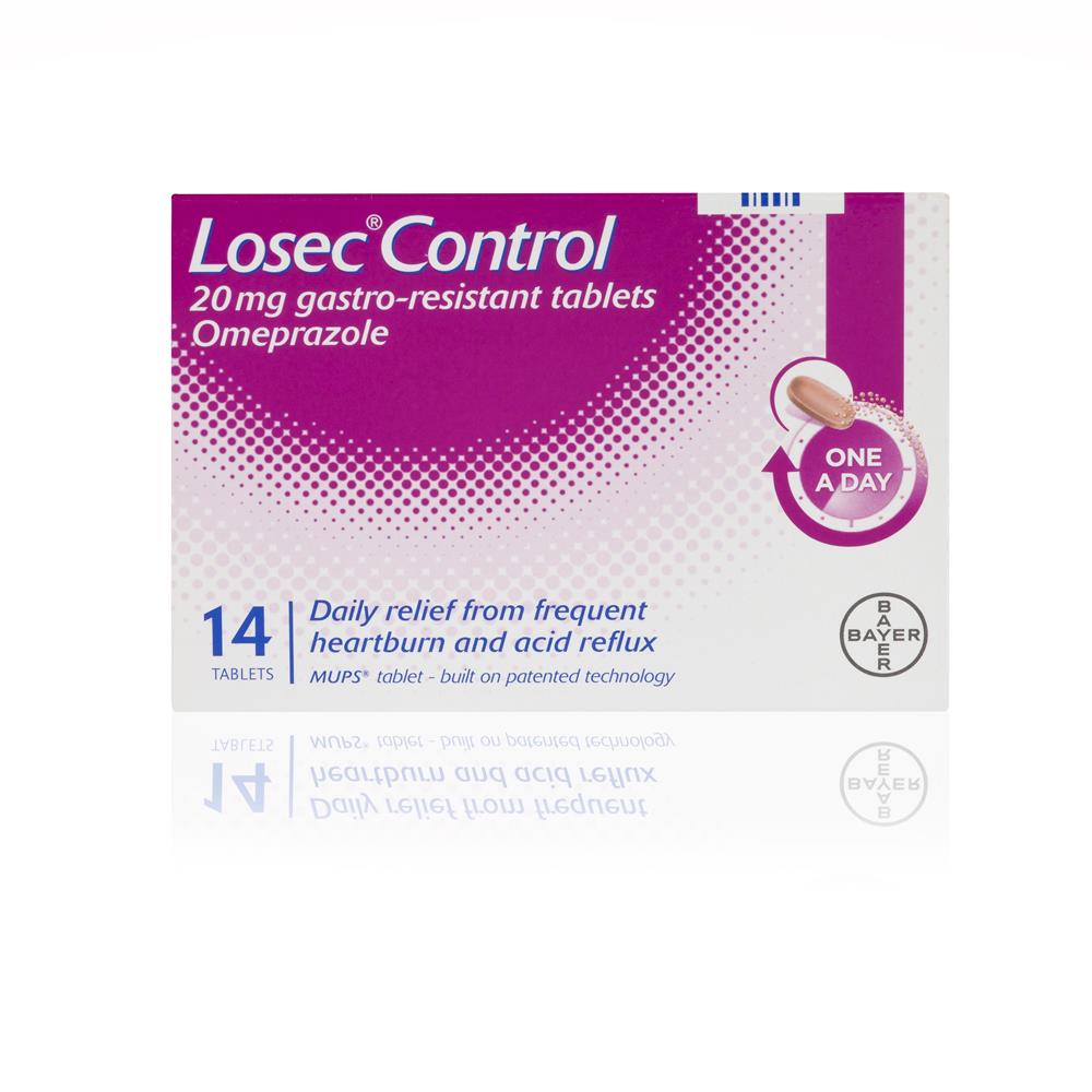 Losec Control Heartburn 14 Tablets