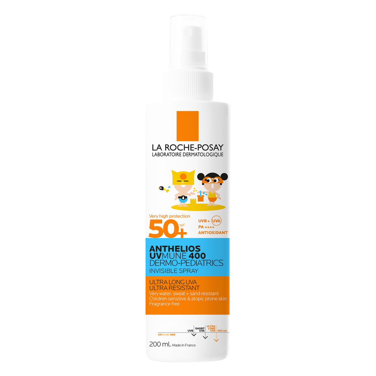 La Roche-Posay Anthelios UVMune 400 Dermo-Pediatrics Invisible Spray SPF50+ 200ml