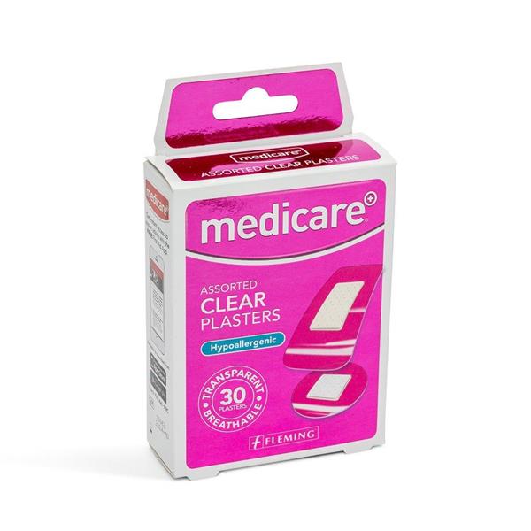 Medicare-Assorted-Transparent-Plasters-30-Pack