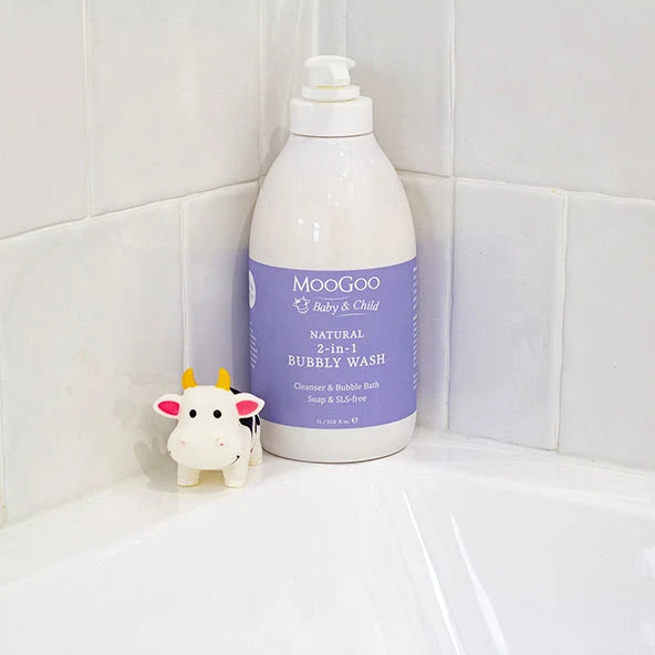 MOOGOO 2-IN-1 BUBBLY WASH 500ML