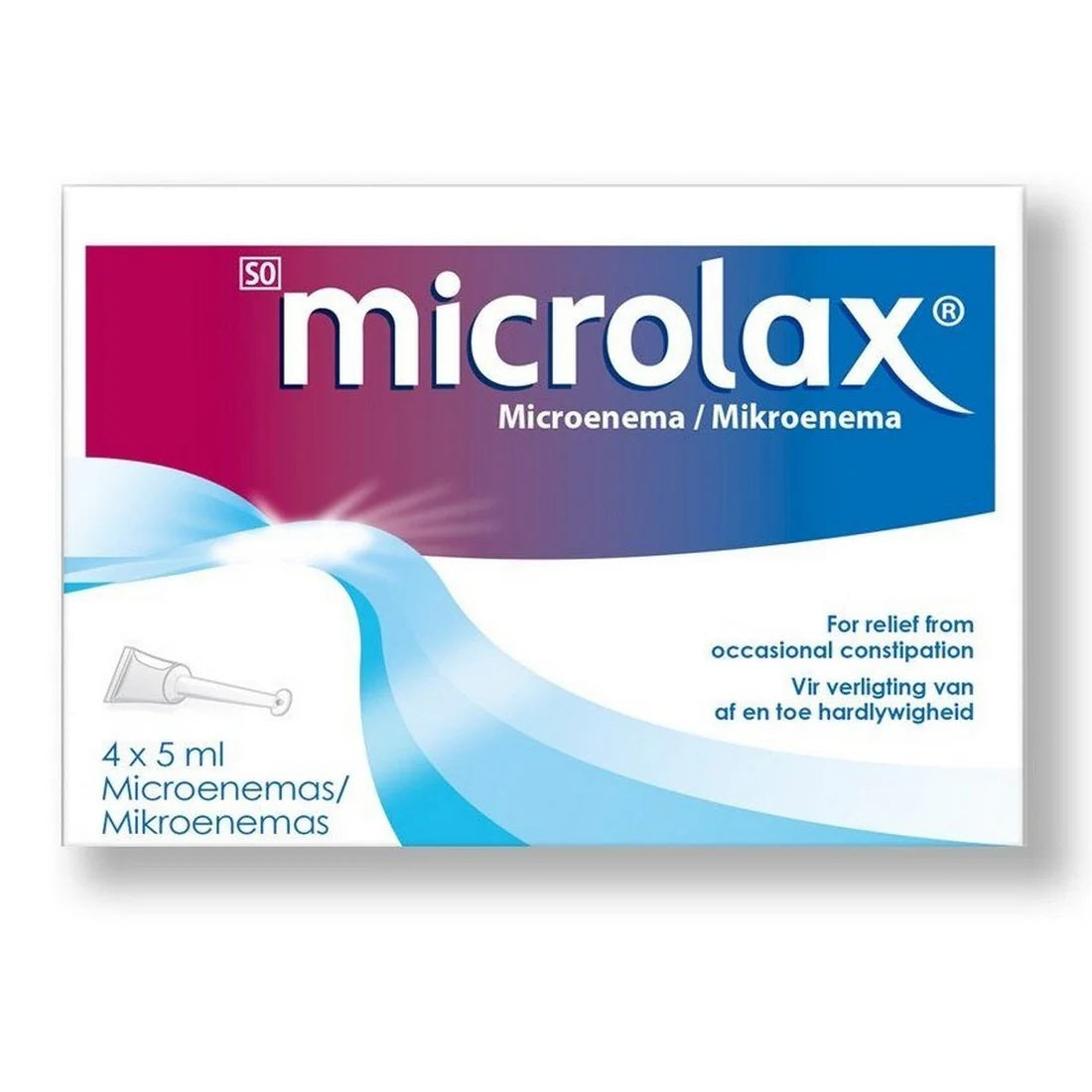 Microlax for Constipation Relief 4 Pack