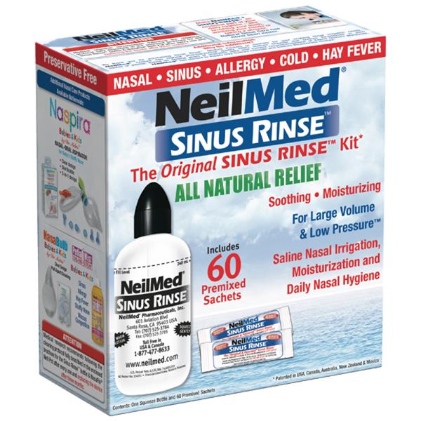 NeilMed-Sinus-Rinse-Kit-240ml-Bottle-&-60-Premixed-Sachets