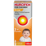 Nurofen For Children Orange 100mg/5ml Oral Suspension Spoon