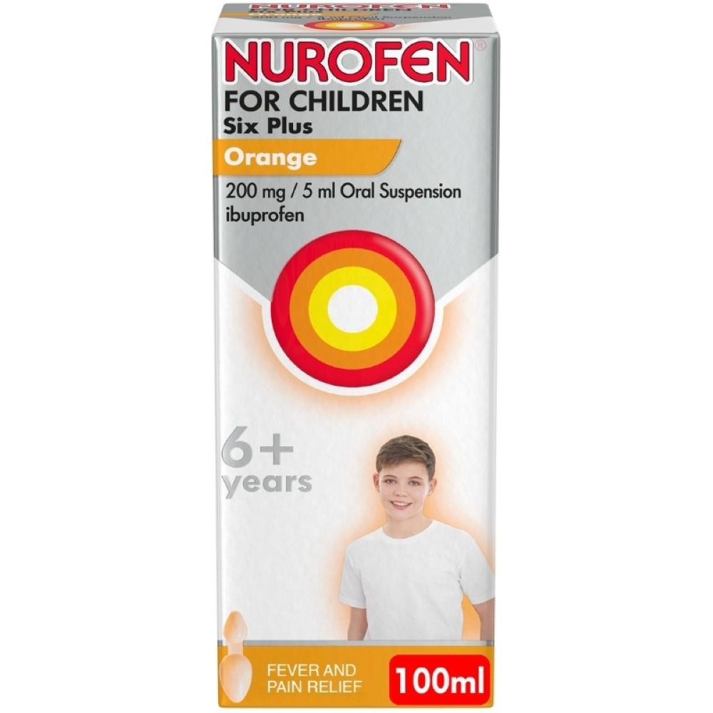 Nurofen For Children Six Plus Orange Oral Suspension