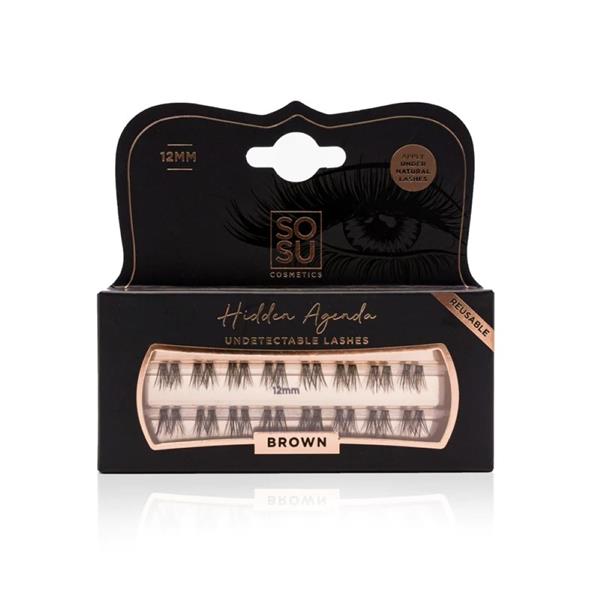 SOSUbySJ Hidden Agenda Undetectable Brown Lashes