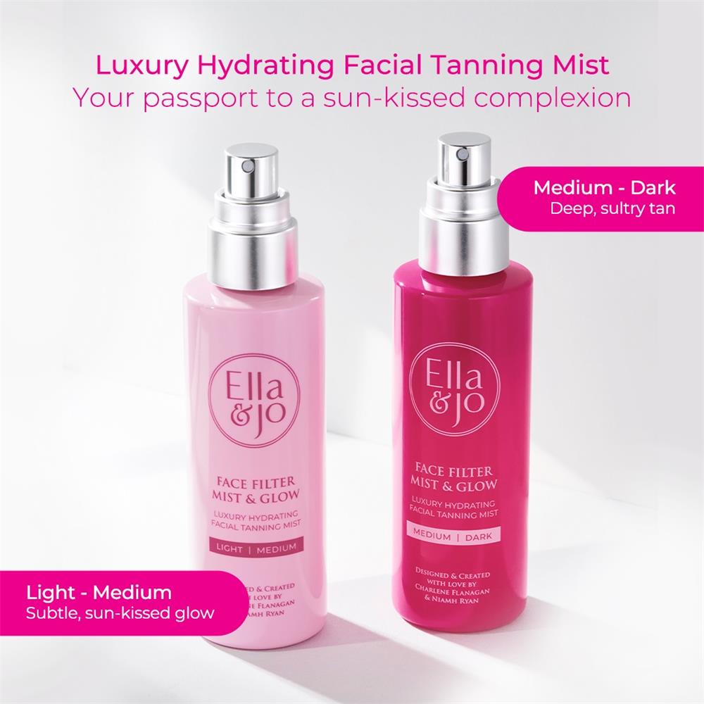 Ella & Jo Cosmetics Face Filter Mist & Glow Face Tanning Mist