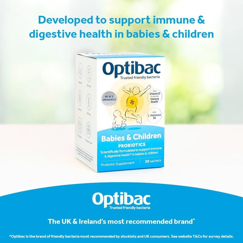 OptiBac Probiotics For babies & children 30 sachets