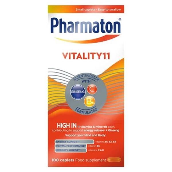 Pharmaton Vitality11 Food Supplement Caplets