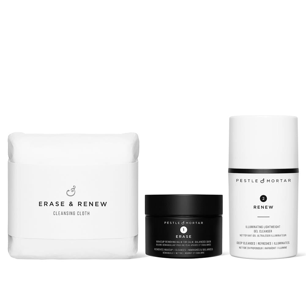 Pestle & Mortar Erase & Renew Double Cleansing System