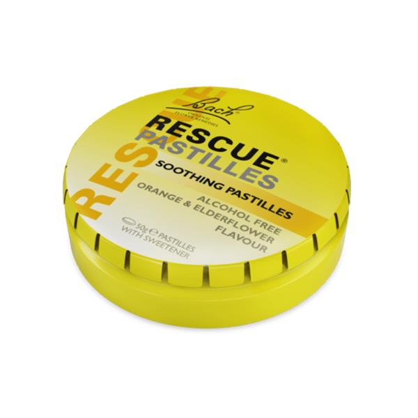 Bach-Rescue-On-the-Go-Pastilles-Orange-&-Elderflower-50g