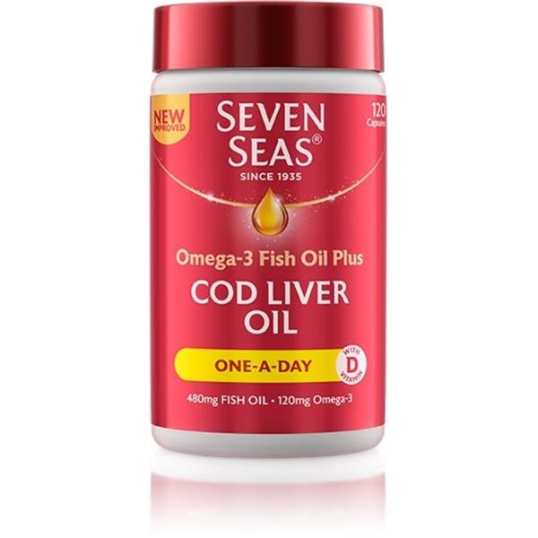 Seven Seas Cod Liver Oil One A Day Capsules