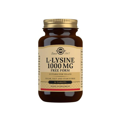 Solgar-L-Lysine-1000mg-Tablets-50s