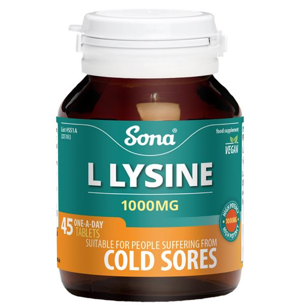 Sona-L-Lysine-1000mg-45-Tablets