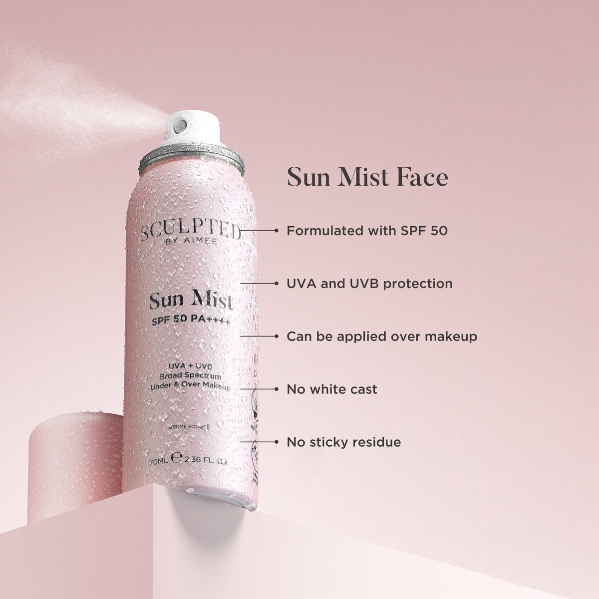 Sculpted by Aimee Sun Mist - SPF 50 Spray