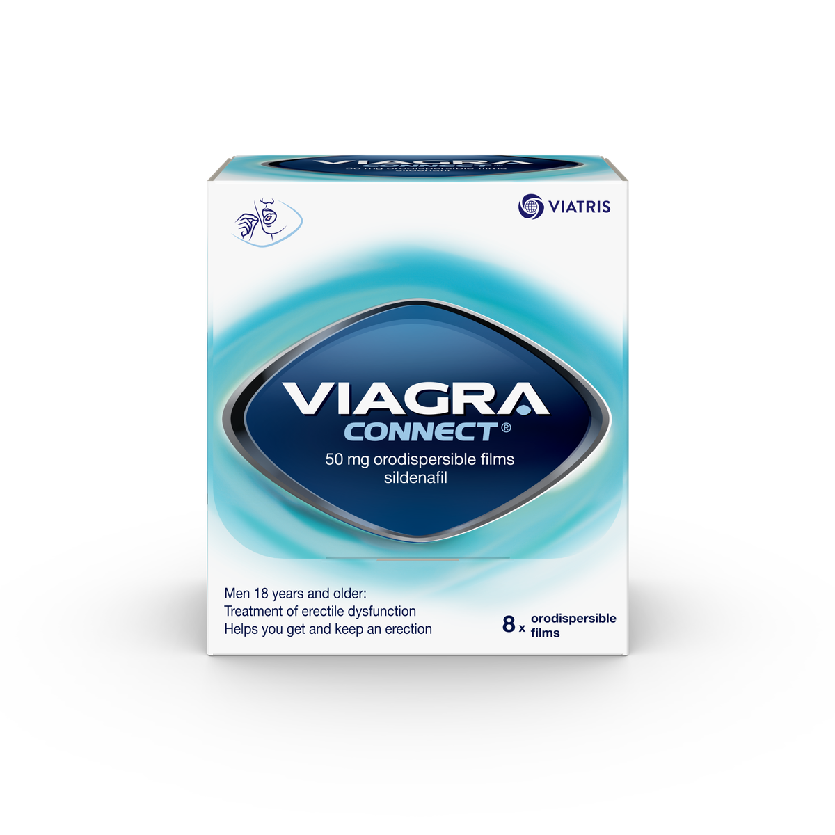 Viagra Connect Sildenafil 50mg Orodispersible Films 8 Pack