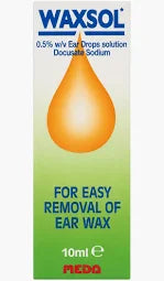 Waxsol 0.5% Ear Drops Solution 10ml
